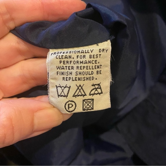 Vintage EDDIE BAUER Men Navy Wool Plaid Lined Parka Jacket Size Large - Picture 8 of 9